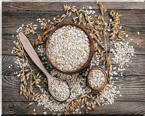 Oatmeal in a bowl