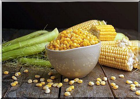 Corn in a bowl