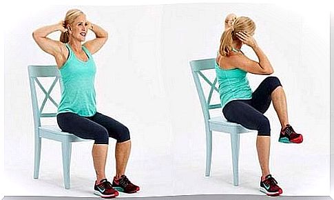 Burn excess belly fat with knee lifts