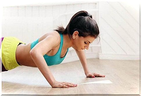 The push-up is one of the exercises for a toned chest