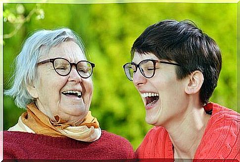 smiling older women