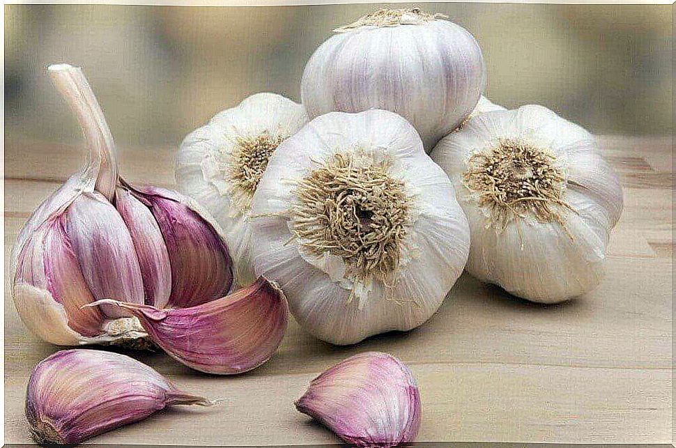 Garlic helps with cholesterol