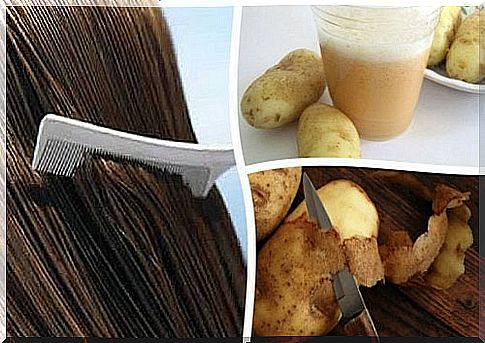 Potato juice to stimulate hair growth