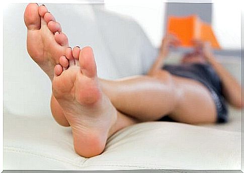 Sleep with your feet up against spiders on your legs