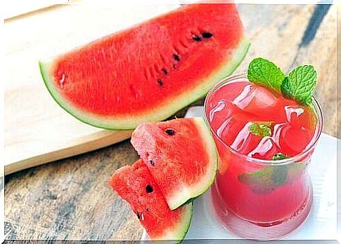 Watermelon is one of the red fruits and vegetables