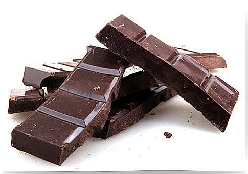 Pieces of Dark Chocolate